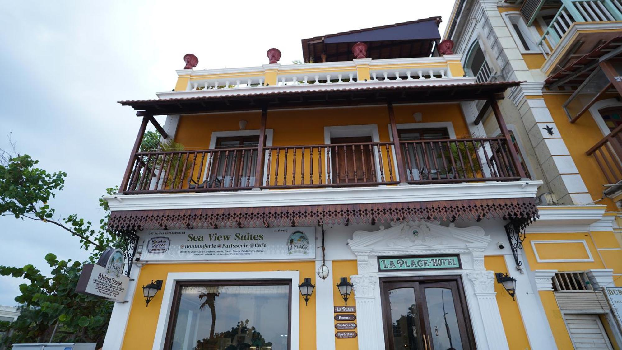 La Plage Seaview Suites Pondichéry Extérieur photo